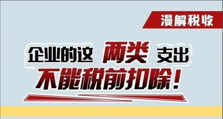 漫解税收丨提醒！企业的这两类支出不能税前扣除